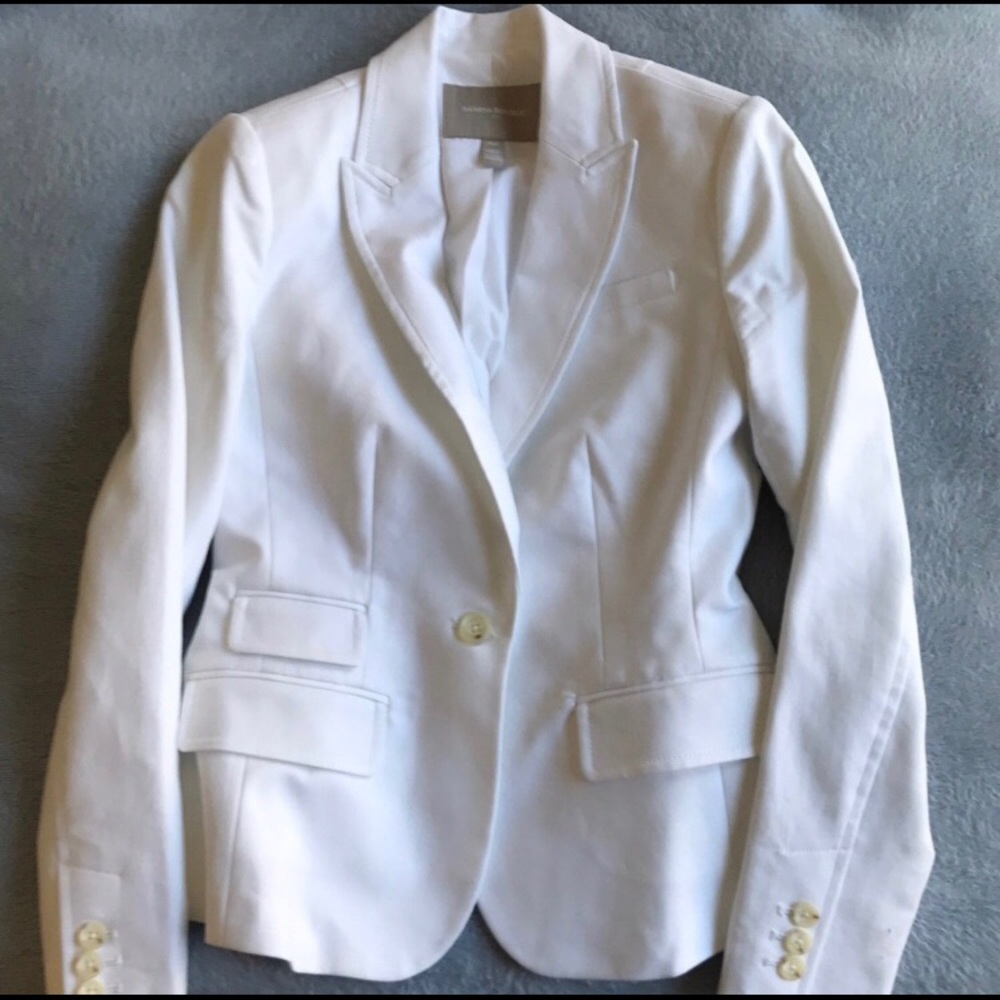Banana Republic White Blazer